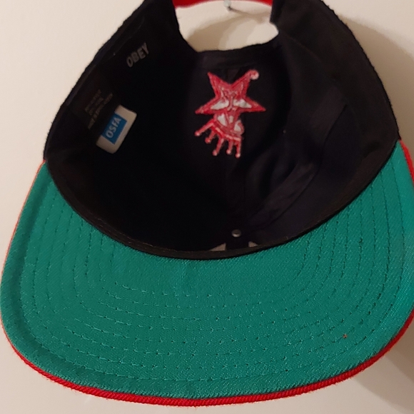 Obey worldwide propaganda strapback hat - Picture 4 of 5